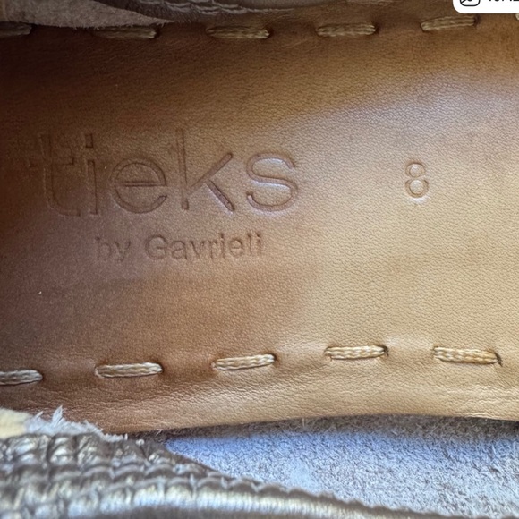 Tieks Metallic Bronze Leather Ballet Flats Shoes Size 8 - Picture 3 of 12